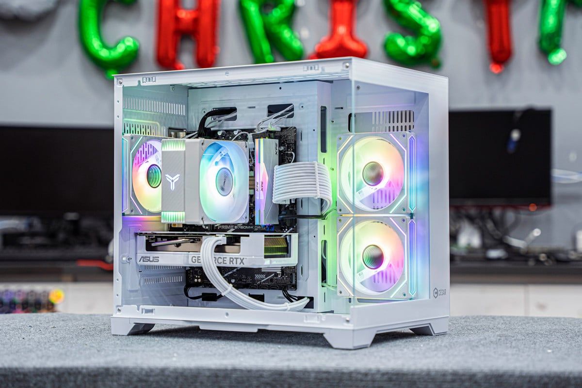  PC TTG GAMING i5 12400F- 16GB DDR5- RTX 4060 8GB OC WHITE (All NEW - Bảo hành 36 tháng) 