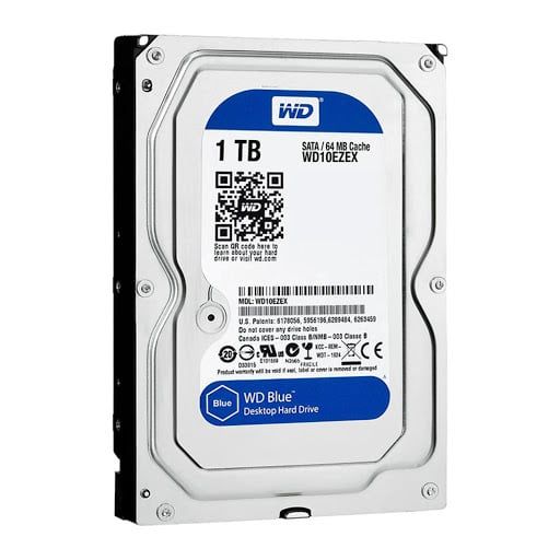  Ổ cứng PC HDD Western 1TB Sata - Bảo hành 24 tháng 