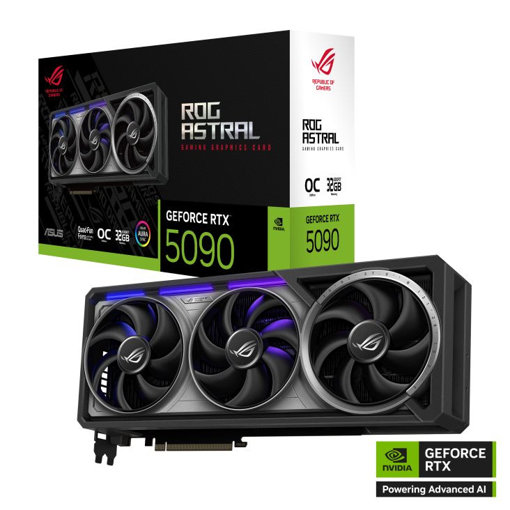  Card màn hình ASUS ROG Astral GeForce RTX 5090 32GB GDDR7 OC Edition 