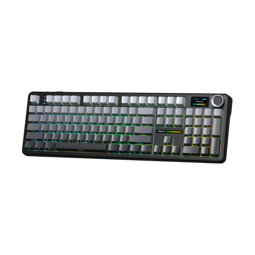  Bàn phím cơ AULA F108 Pro Black Gradient Nimbus switch 