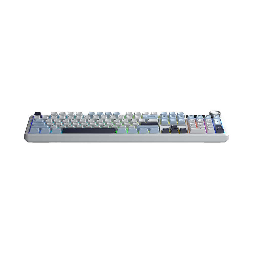  Bàn phím cơ AULA F108 Pro Glacier Blue Reaper switch 
