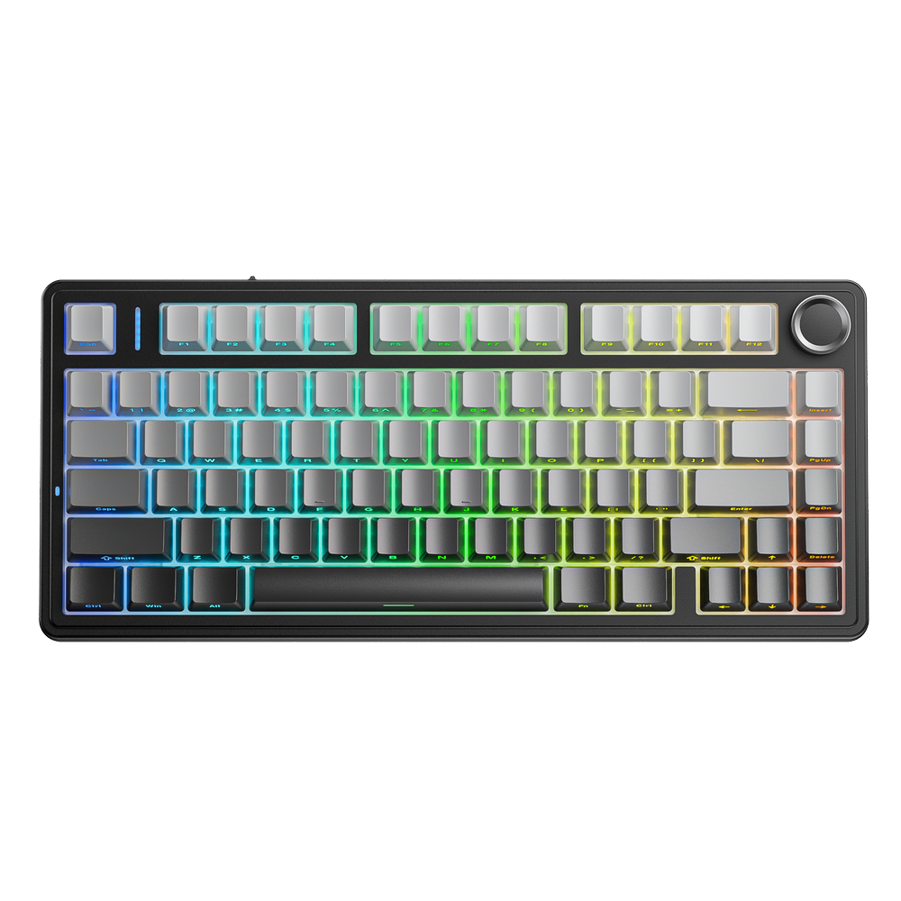  Bàn phím cơ AULA F75 3 Mode Black Gradient Reaper switch 