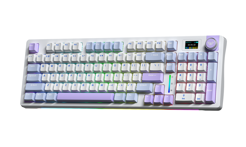  Bàn phím cơ AULA S98 Pro - 3 Mode Starry Cloud Paleo Dust switch 