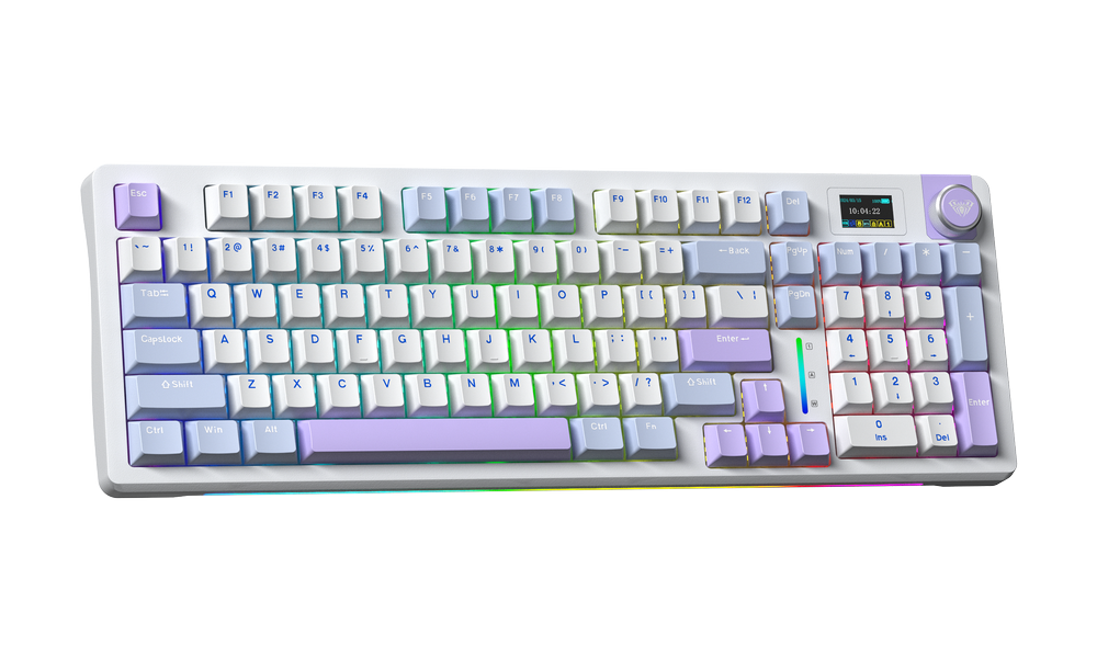  Bàn phím cơ AULA S98 Pro - 3 Mode Starry Cloud Paleo Dust switch 