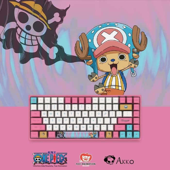  Bàn phím cơ Akko 3087 v2 One Piece - Chopper (Akko switch blue) 