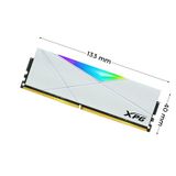  Ram Desktop Adata XPG Spectrix D50 RGB White (AX4U320016G16A-SW50) 16GB (1x16GB) DDR4 3200Mhz 