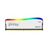  Ram Desktop Kingston Fury Beast White RGB (KF432C16BWAK2/16) 16GB (2x8GB) DDR4 3200Mhz 