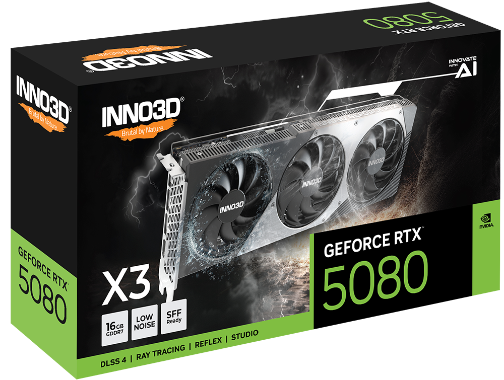 Card màn hình INNO3D GeForce RTX 5080 X3 16GB GDDR7