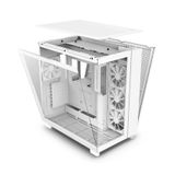  Vỏ máy tính NZXT H9 Flow White (CM-H91FW-01) (Mid Tower/Màu Trắng) - BH 24 tháng 