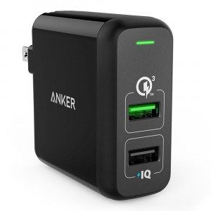  Sạc Anker 2 cổng, 30W, Quick Charge 3.0 (PowerPort 2, 30W, QC 3.0) - A2024 
