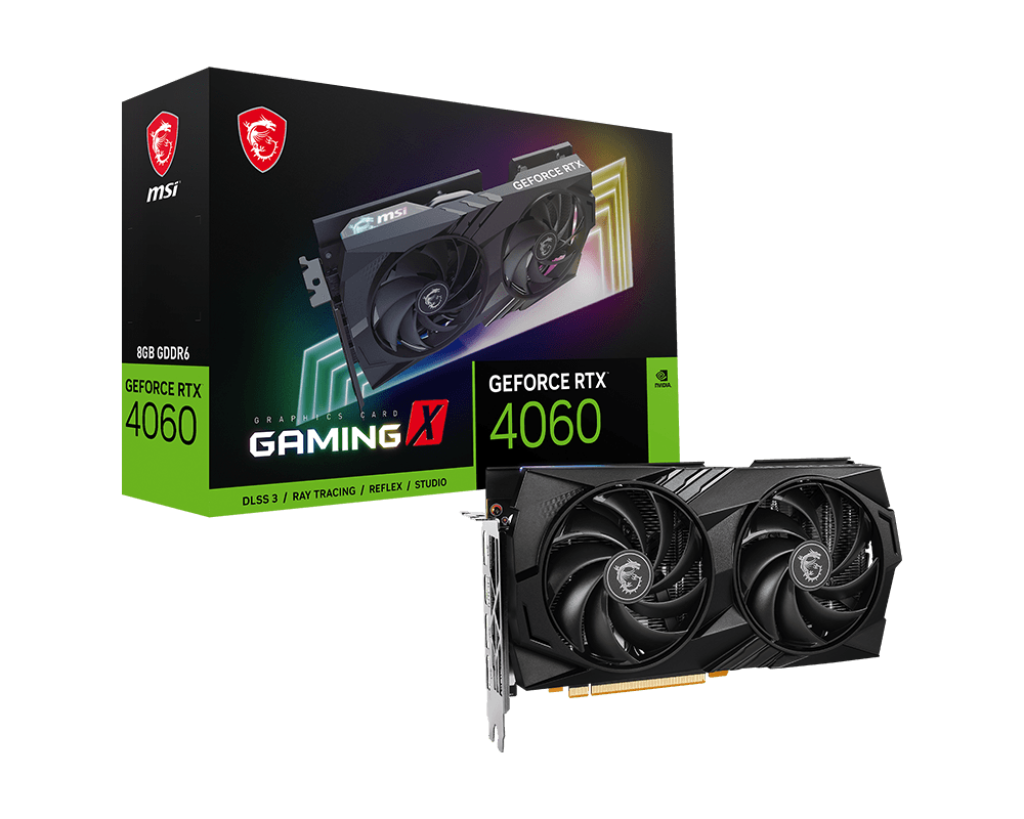  Card Màn Hình MSI RTX 4060 GAMING X 8G 