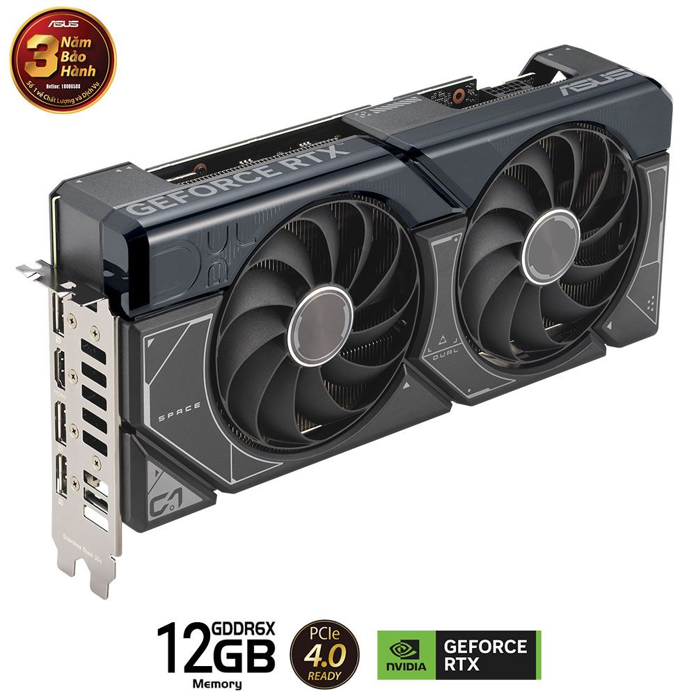  Card màn hình ASUS Dual GeForce RTX 4070 SUPER 12GB GDDR6X 