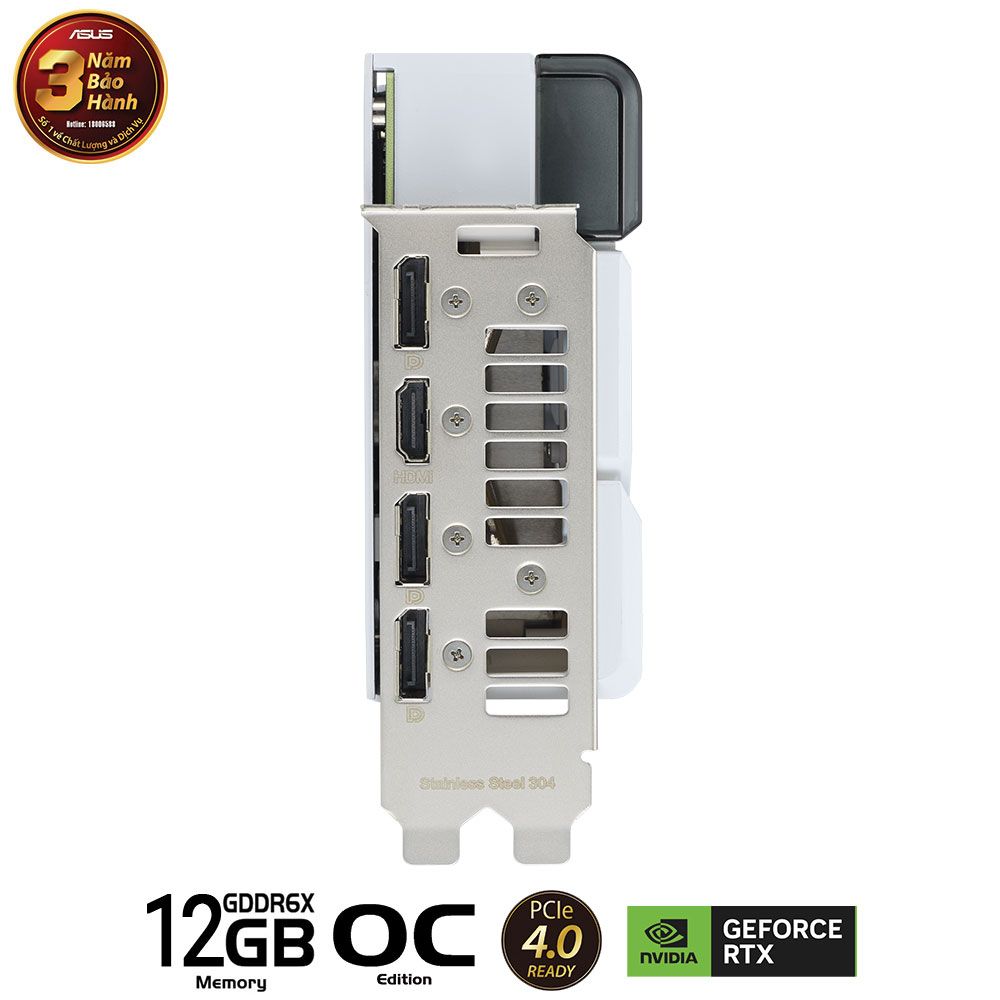  Card màn hình ASUS Dual GeForce RTX 4070 SUPER 12GB GDDR6X OC White 