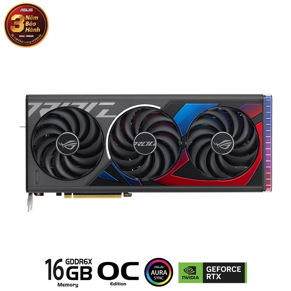  Card màn hình ASUS ROG STRIX RTX 4070 TI Super OC 16GB GAMING( ROG-STRIX-RTX4070TIS-O16G-GAMING) 