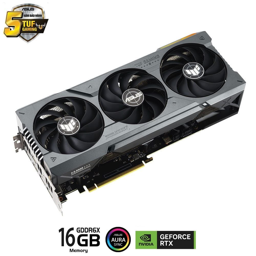  Card màn hình ASUS TUF Gaming GeForce RTX 4070 Ti SUPER 16GB GDDR6X 