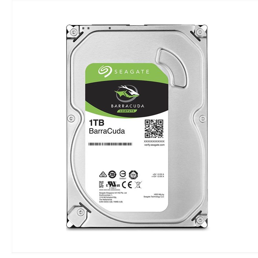  Ổ CỨNG HDD SEAGATE BARRACUDA 1TB (3.5 INCH, 7200RPM, SATA, 256MB CACHE )(ST1000DM014) 