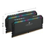  Ram Corsair Dominator Platinum RGB 64GB (2x32GB) 6000MHz DDR5 (CMT64GX5M2B6000C40) 