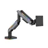  GIÁ TREO MÀN HÌNH HUMAN MOTION T9 PRO II LED RGB MÀU XÁM (23-43 INCH) 