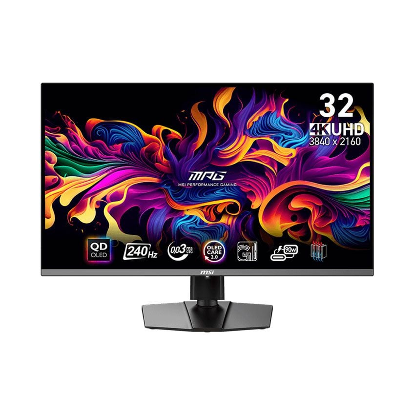  MÀN HÌNH GAMING MSI MPG 321URX QD-OLED (31.5 INCH/ UHD/ QD-OLED/ 240HZ/ 0.03MS) 