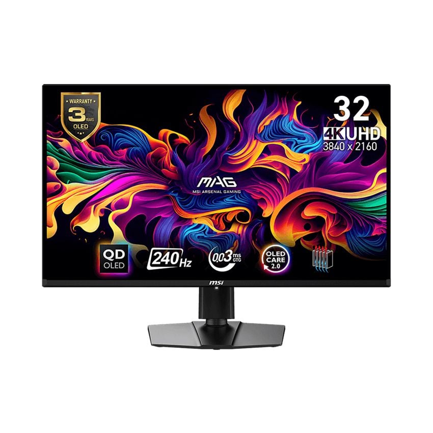  MÀN HÌNH GAMING MSI MPG MAG 321UPX QD-OLED (31.5 INCH/UHD/QD-OLED/240HZ/0.03MS) 