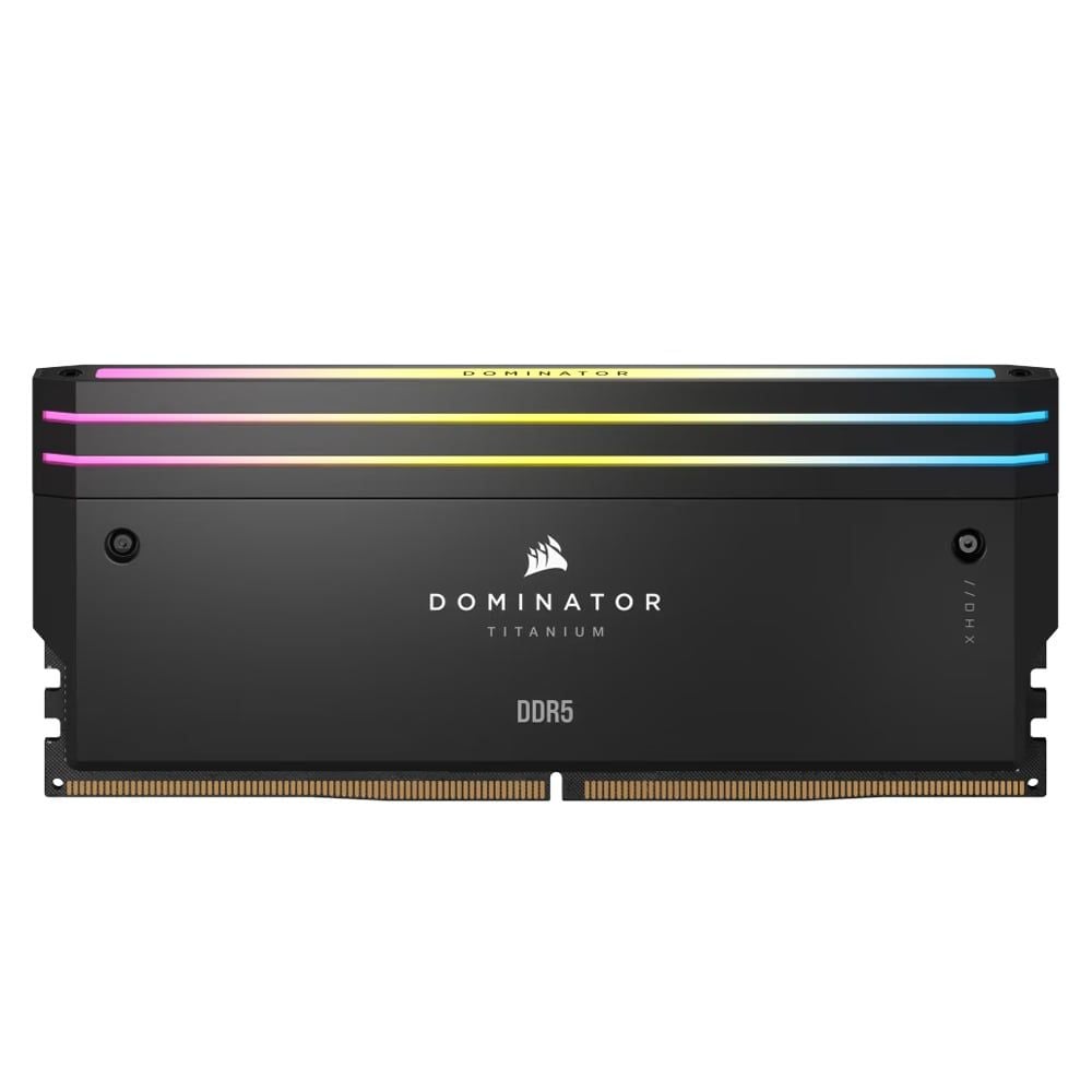  RAM Corsair Dominator Titanium Black 32GB (2x16GB) RGB 6000 DDR5 (CMP32GX5M2B6000C30) 