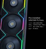  Tản Nhiệt Nước Lian Li HydroShift LCD 360TL fan White 
