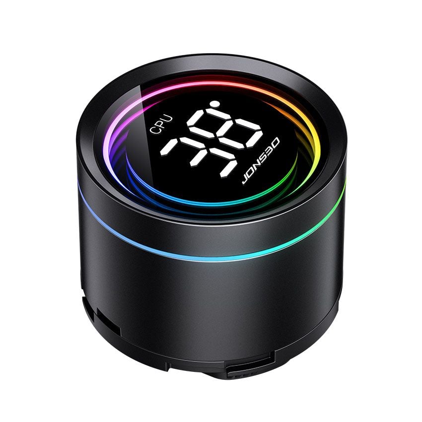  Tản nhiệt nước AIO Jonsbo TH-240 ARGB Black (LCD hiển thị nhiệt độ) 