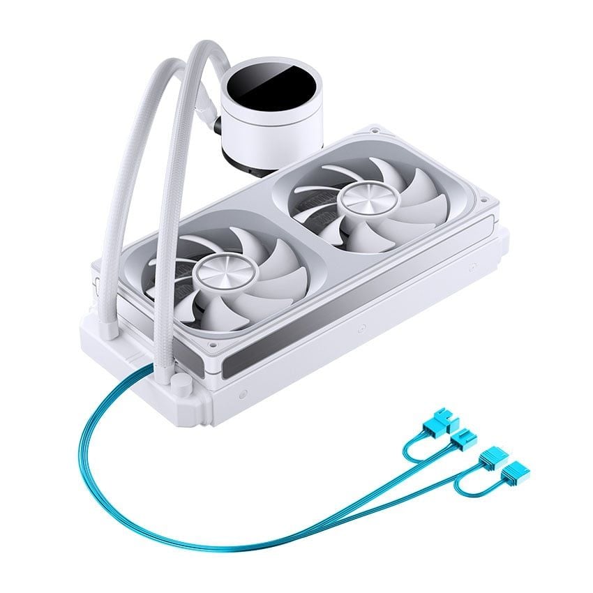  Tản nhiệt nước AIO Jonsbo TH-240 ARGB White (LCD hiển thị nhiệt độ) 