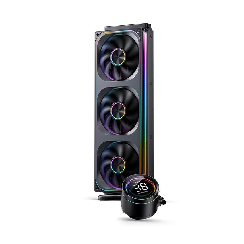  Tản nhiệt nước AIO Jonsbo TH-360 ARGB BLACK (LCD hiển thị nhiệt độ) 