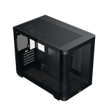  Vỏ Case XIGMATEK ALPHA - PANO M BLACK ( MATX, Màu Đen, Case Bể Cá) 