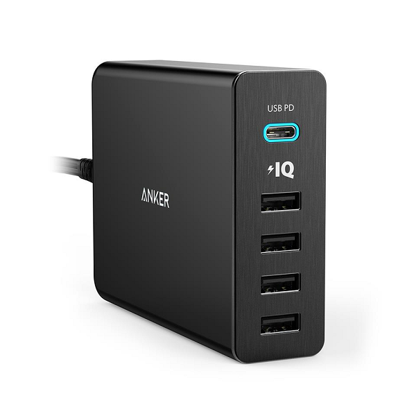  Sạc Anker 5 cổng-60w USB-C Power Delivery - [Powerport+ 5, 60w, USB-C] - A2053 