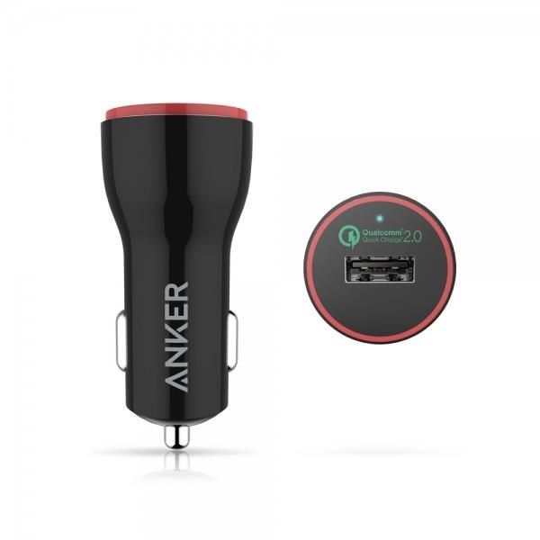  Sạc ô tô Anker 1 cổng, 24w, Quick Charge 2.0 - [PowerDrive+ 1, 24w, QC 2.0] - A2309 