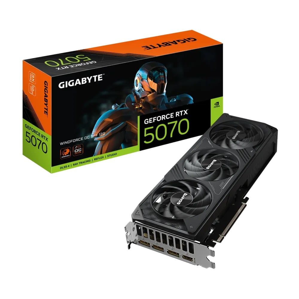  Card màn hình GIGABYTE GeForce RTX 5070 WINDFORCE OC SFF 12GB 
