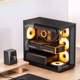  VỎ CASE JONSBO D300 BLACK (MATX/MID TOWER/MÀU ĐEN/KÍNH CONG) 