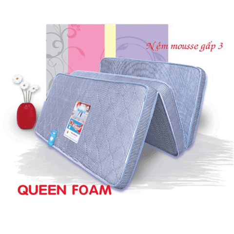  Nệm Mousse Queen Foam Gấp 3 