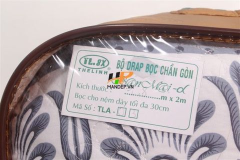 Bộ Drap Cotton Chần Gòn Korea Hà Phương TLA-003