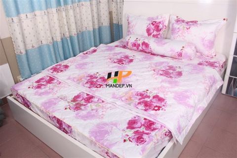 Bộ Drap Cotton Chần Gòn Korea Hà Phương TL-010