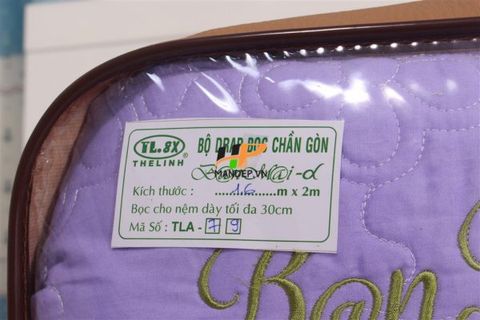 Bộ Drap Cotton Chần Gòn Korea Hà Phương TLA-079