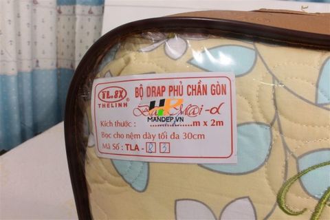 Bộ Drap Cotton Chần Gòn Korea Hà Phương TLA-083