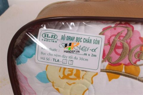 Bộ Drap Cotton Chần Gòn Korea Hà Phương TLA-048