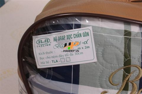 Bộ Drap Cotton Chần Gòn Korea Hà Phương TLA-042