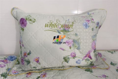 Bộ Drap Lụa Satin Chần Gòn Korea Hà Phương TLC-052