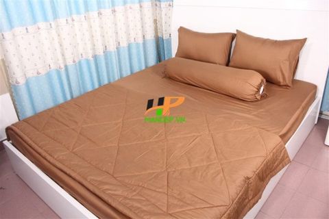 Bộ Drap Cotton Korea Solid Hà Phương DCS4