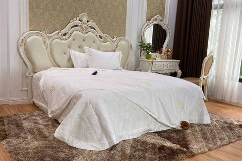 Bộ chăn ga Nature Home Cotton Hoa Lá Dây