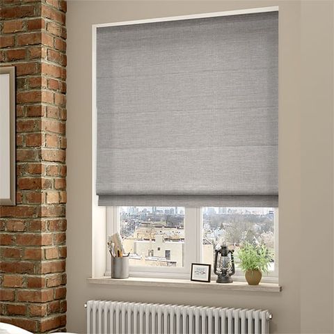 Rèm roman hiện đại màu harrow grey wash