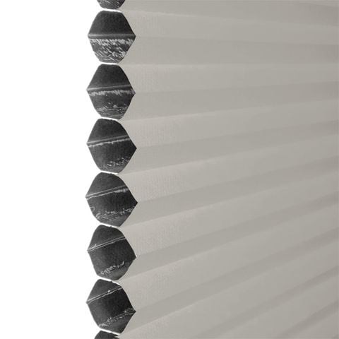 Rèm tổ ong có dây màu xám khói