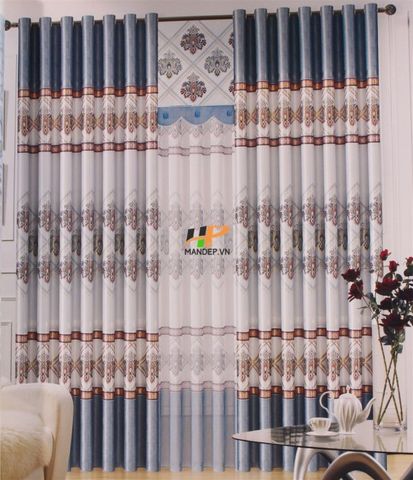 Rèm Cửa Vải Gấm Lụa AN129-3