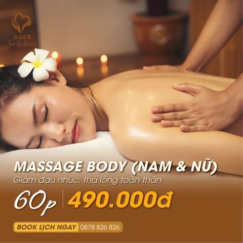  MASSAGE BODY NAM - NỮ 