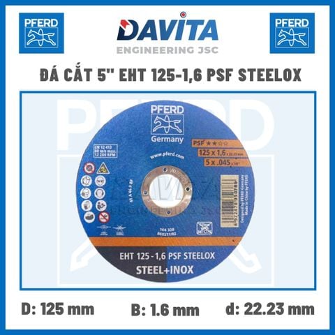  Đá cắt 5 inch EHT 125-1,6 PSF STEELOX 