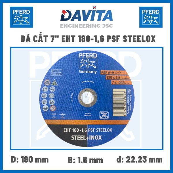 Đá cắt 7 inch EHT 180-1,6 PSF STEELOX